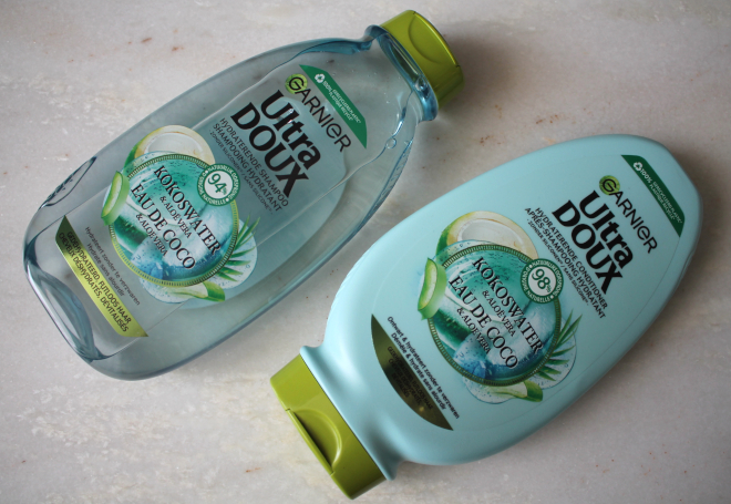 Garnier Ultra Doux kokoswater – shampoo & conditioner
